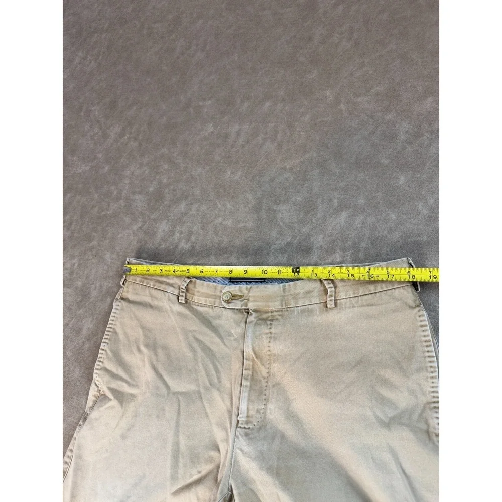 Peter Millar Mens Bermuda Golf Performance Short Khaki Beige Pima Cotton‎ 36